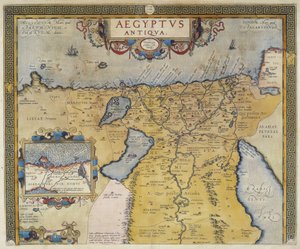 Eski Mısır Haritası - Abraham Ortelius, Anvers by Abraham Ortelius