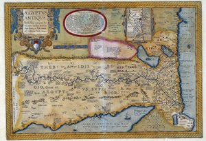 Eski Mısır Haritası - Abraham Ortelius, Anvers