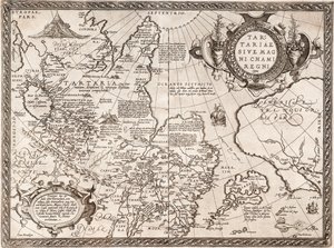 Rusya Haritası Nereden: Dünya Haritası by Abraham Ortelius