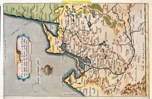 Kuzeydoğu Polonya, Rusya, Litvanya by Abraham Ortelius