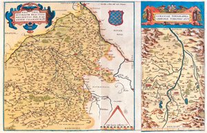 Bölge-a: Centre, Burgundy, Auvergne, Limousin Region-b: Auvergne, Fransa by Abraham Ortelius