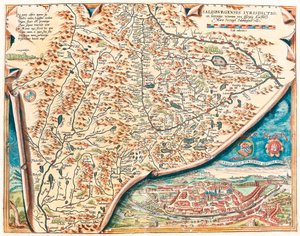 Abraham Ortelius (Oertel, Ortell veya Ortel) tarafından "Theatrum Orbis Terrarum"dan Avusturya