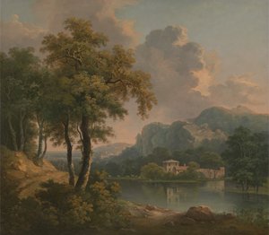Ormanlık Tepelik Manzara, 1785.
