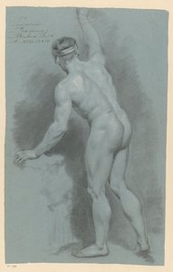 Erkek çıplak ayakta, arkadan görüldü (2. ödül 1774) by Abraham Pietersz. Hulk