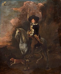 Gri Atlı Süvari, c.1660 by Abraham Pietersz. van Kalraet