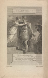 Antonius ve Kleopatra Yasası IV Sc. 8 by Abraham Raimbach