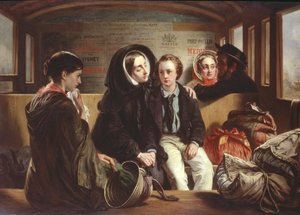 İkinci Sınıf - Ayrılık, c.1855 by Abraham Solomon