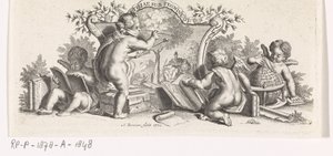 Dört puttiyi incelemek ve boyamak by Abraham Zeeman