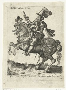 Hollandalı binici komutanı by Abraham de Bruyn (attributed to)