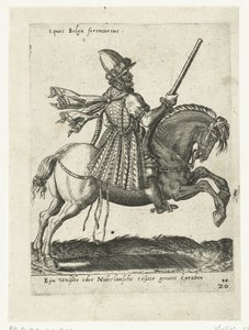 Karabina ile Hollandalı binici by Abraham de Bruyn (attributed to)