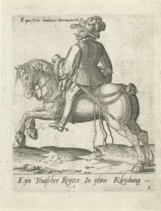 Alman binici by Abraham de Bruyn