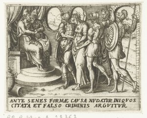Susanna yargıçların huzurunda Susanna