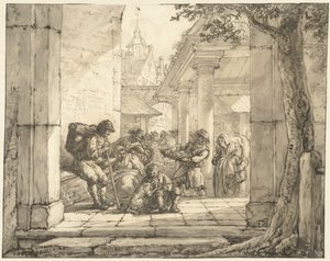 Bir şehirde pazar