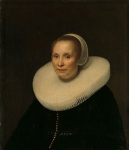 bir kadın portresi by Abraham van den Tempel