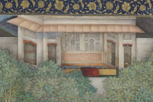 İmparator Cihangir with Holy Men in a Garden