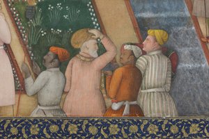 İmparator Cihangir with Holy Men in a Garden