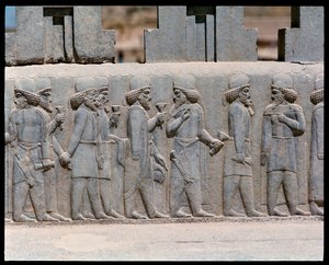Kuzey merdiven kabartmalarının görünümü by Achaemenid