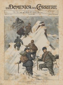 Şimdi bayramlar nasıl kutlanıyor, Yeni Yıl yüksek dağlarda by Achille Beltrame