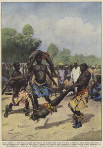 Afrika dansları by Achille Beltrame