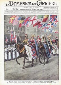 Savaşın sonunda, bu yıl Londra, Lord Mayor olarak bilinen geleneksel alayı geri aldı.