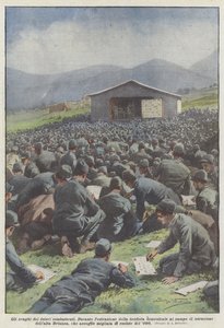 Geleceğin dövüşçülerinin eğlenceleri by Achille Beltrame