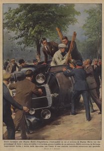 İngiltere Kraliçesi Anne için ciddi kaza by Achille Beltrame