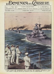 İl Duce, XII yılının deniz tatbikatlarına katılıyor, muhteşem bir güç gösterisi mi?