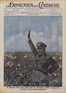 Dünyayı savaştan kurtaran Duce, halkına geri dönüyor