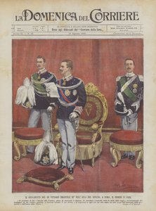 Kral Vittorio Emanuele III'ün Yemini ° Senato Salonunda, Roma, 11. Günde Corr