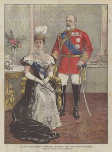Galler Prensi Albert Edward ve Prenses Alexandra, İngiltere