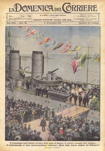 İtalyanların yurtdışındaki vatanseverliği by Achille Beltrame