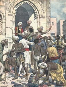Hindistan. Kuraklık salgınlara neden olur. Gıda dağıtımı. Antonio Beltrame