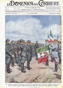 Fransa'nın Epernay kentinde askeri tören