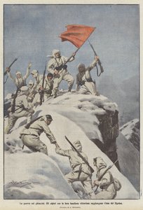 buzullar üzerinde savaş by Achille Beltrame