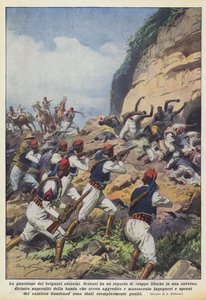 Habeş haydutlarının cezası by Achille Beltrame