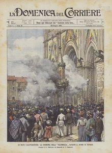 Karakteristik Festivaller, Orvieto Katedrali Önünde Palombella Töreni