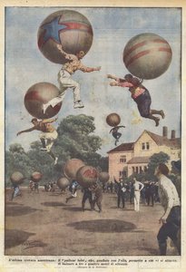 En son Amerikan hilesi, helyumla şişirilmiş bebek balonu, ona bağlananlara izin veriyor mu?