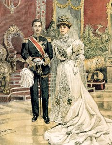 İspanya Kralı XIII. Alfonso ile Battenberg Prensesi Ena