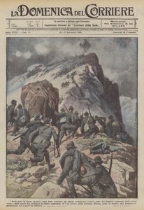Fassa (Avisio) bölgesinde, şiddetli bir mücadeleden sonra, Alp birlikleri Cauriol'un engebeli zirvesini mi işgal etti?