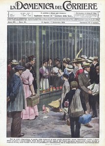 Gıda krizi nedeniyle, birçok Fransız kentinde kargaşaya karşı birkaç kargaşa sahnesi yaşandı. by Achille Beltrame