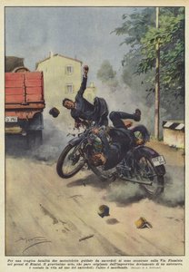 Trajik bir kaderle, yolda rahiplerin kullandığı iki motosiklet çarpıştı?