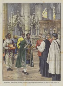 Ras Makonnen, Londra Westminster Abbey Dekanına Sağlık İçin Adak Haçı Getiriyor mu?