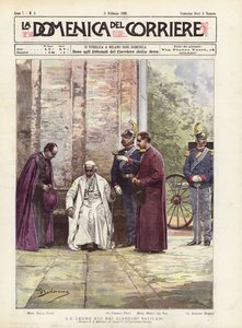 Vatikan Bahçelerinde SS Leo XIII