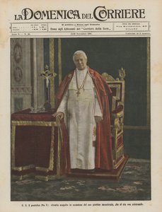 SS Papa Pius X, şu anda kutlanmakta olan rahiplik yıldönümü vesilesiyle yapılan portre