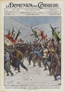 Bir bayrak ve flama partisi arasında, dünyanın her yerinden Bardonecchia