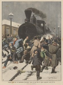 Rus bir tren sürücüsü ile işçi kalabalığı arasındaki trajik mücadele ona karşı çileden çıktı