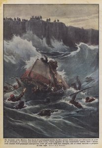 İngiliz Kanalında bir dram by Achille Beltrame
