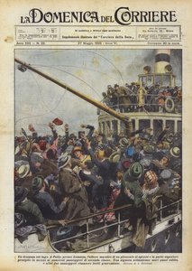 gölde bir dram by Achille Beltrame