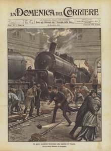 Venedik istasyonunda ciddi bir tren kazası