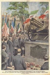 Bir İtalyan-Amerikan töreni